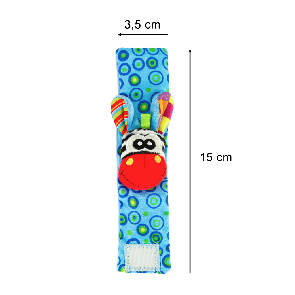 Set 2 Brățări Senzoriale pentru Bebelusi – Zebra & Girafa