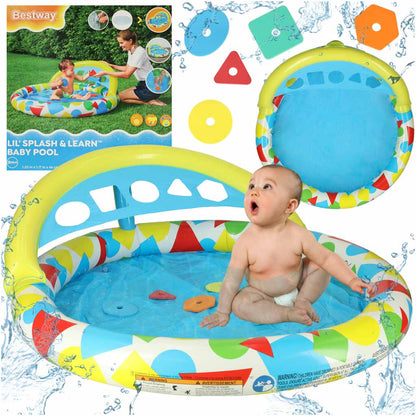 Piscină Gonflabilă pentru Bebeluși cu Saltea de Joacă Bestway, 120cm, 8 luni+