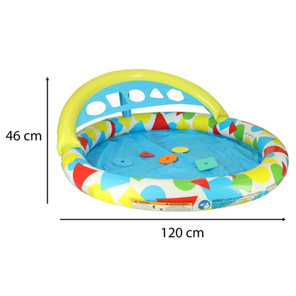 Piscină Gonflabilă pentru Bebeluși cu Saltea de Joacă Bestway, 120cm, 8 luni+