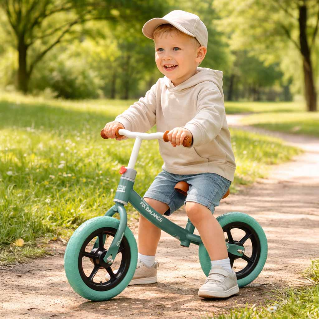 Bicicletă de Echilibru Trike Fix Balance, Turcoaz