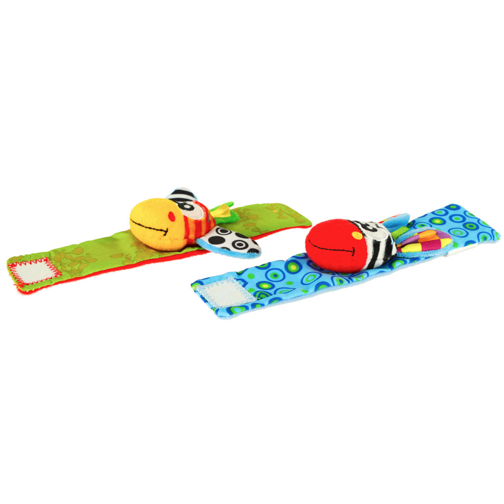 Set 2 Brățări Senzoriale pentru Bebelusi – Zebra & Girafa