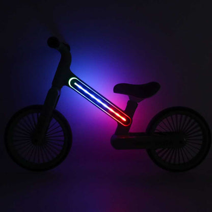 Bicicletă de echilibru Trike Fix Glow cu cadru iluminat LED